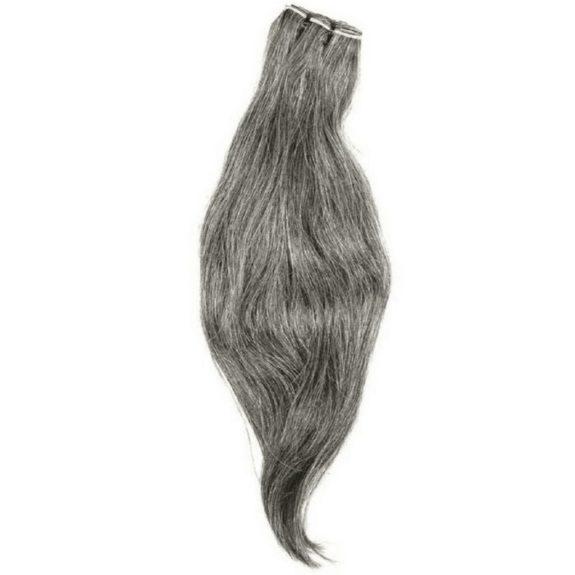 Vietnamese Natural Gray Hair Extensions - Girlfriend BeautyBar