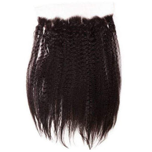 Brazilian Kinky Straight Lace Frontal - Girlfriend BeautyBar