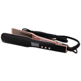 Black and Pink Titanium Flat Iron