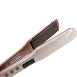 White and Pink Titanium Flat Iron